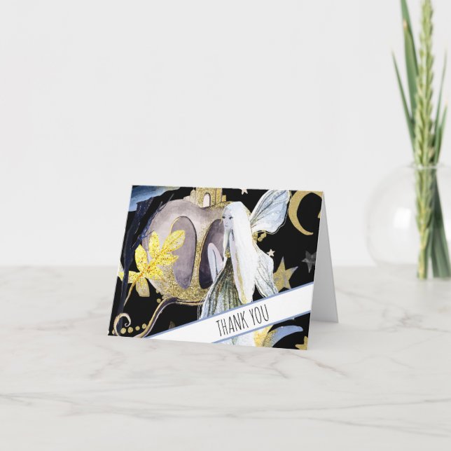 *~* Fantasy Fairy Pumpkin Baby Shower Thank You (Front)