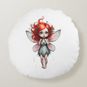fantasy fairy round cushion