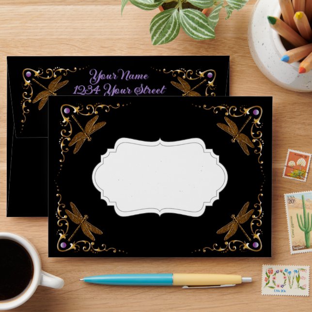 Fantasy Fairy Tale Personalised  Envelope (Desk)