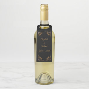 Fantasy Fairy Tale Wedding Bottle Tag