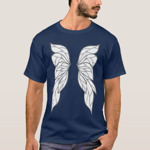 Fantasy Fairy Wings on Back Costume Dress Up T-Shirt