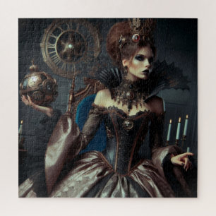 Fantasy Fairytale Elegant Evil Queen Jigsaw Puzzle