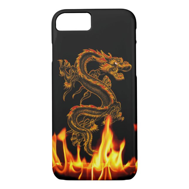 Fantasy Fire Dragon iPhone 7 case (Back)