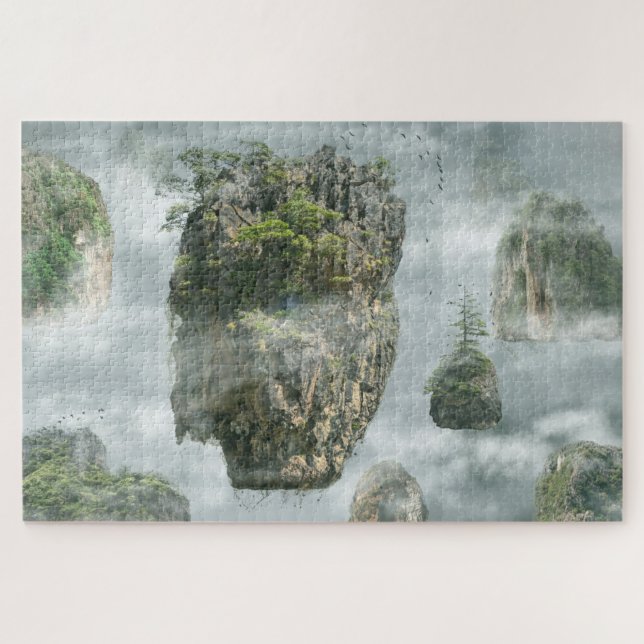 Fantasy Floating World Jigsaw Puzzle (Horizontal)