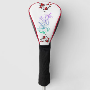 Fantasy Floral Garden Art Premium Golf Head Cover 