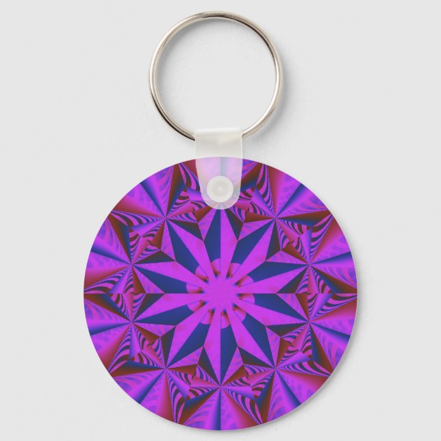 Fantasy Floral keychain (Front)