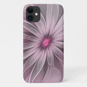 Fantasy Flower Abstract Plum Floral Fractal Art Case-Mate iPhone Case