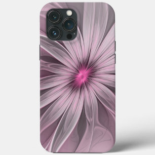 Fantasy Flower Abstract Plum Floral Fractal Art iPhone 13 Pro Max Case