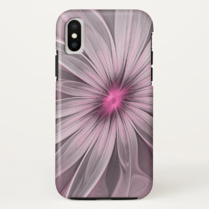 Fantasy Flower Abstract Plum Floral Fractal Art Case-Mate iPhone Case