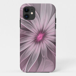 Fantasy Flower Abstract Plum Floral Fractal Art Case-Mate iPhone Case