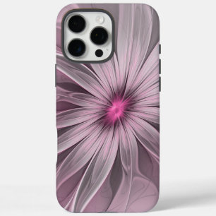 Fantasy Flower Abstract Plum Floral Fractal Art iPhone 16 Pro Max Case