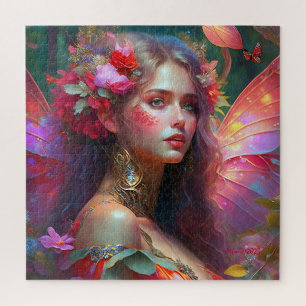 Fantasy Flower Garden Fairy Jigsaw Puzzle