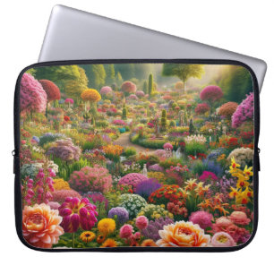 Fantasy Flower Garden Laptop Sleeve