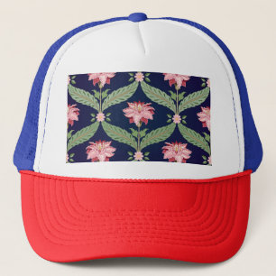 Fantasy Flowers: Dark Indian Motifs Trucker Hat