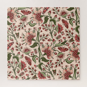 Fantasy Flowers Paisley Hand Drawn Jigsaw Puzzle