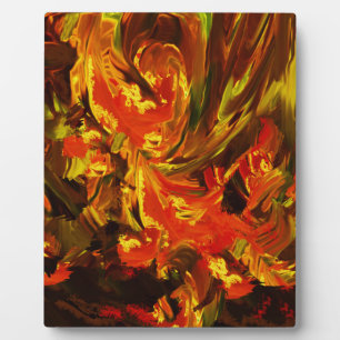 Fantasy Flowers Plaque