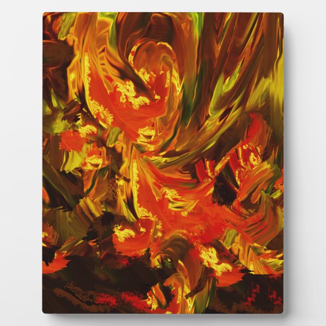 Fantasy Flowers Plaque (Front)