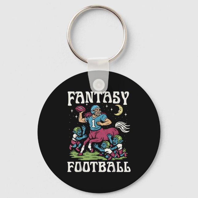 Fantasy Football Centaur V. Goblins Player Literal Key Ring (Front)