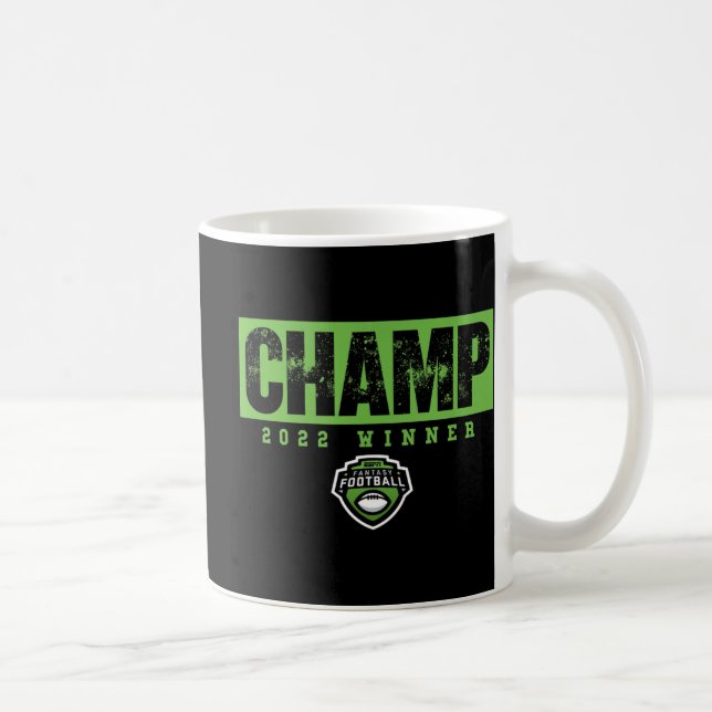 Fantasy Football Champ Twenty TwentyTwo Winner  Coffee Mug (Right)