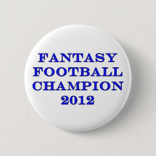 Fantasy Football Champion 2012 6 Cm Round Badge