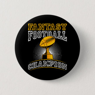 Fantasy Football Champion 6 Cm Round Badge