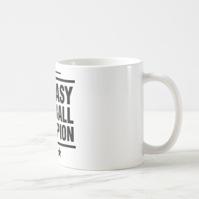 Fantasy Football Champion! Coffee Mug (Right)