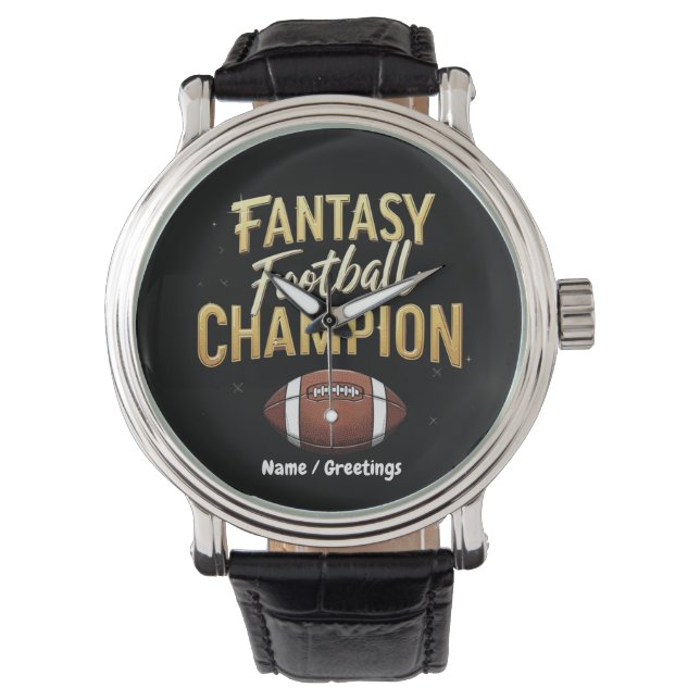 Fantasy Football Champion Dominate Like A Pro Watch (Front)