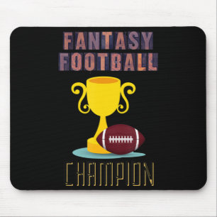 Fantasy Football Champion Trophy Winner  Mouse Pad