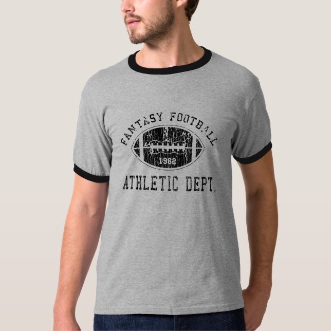 Fantasy football distressed T Shirt (Front)