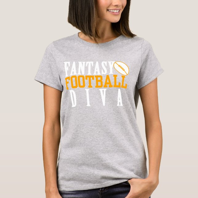 FANTASY FOOTBALL DIVA Tee (Front)