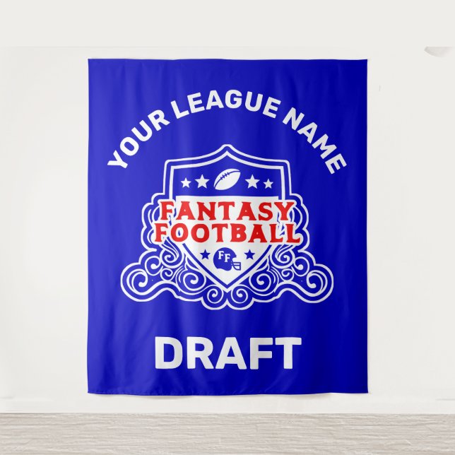 Fantasy Football Draught Emblem Tapestry (Front)