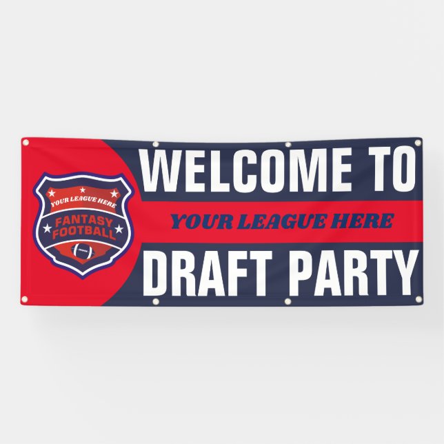 Fantasy Football Draught Party Banner (Horizontal)