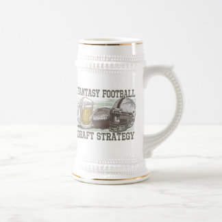 Fantasy Football Draught   Strategy Beer Stein