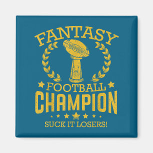 Fantasy Football Funny Champ Chamon  Magnet