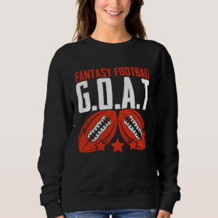 Fantasy Football Goat  Football Player Fantasy Foo Sweatshirt