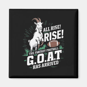 Fantasy Football Goat Shirt League Champion Champ  Magnet