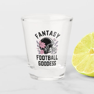 Fantasy Football Goddess Sports League Draught Shot Glass