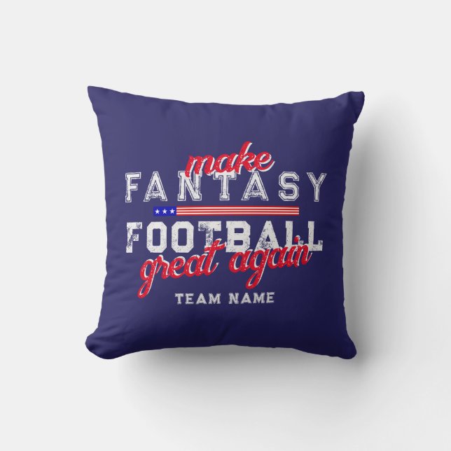 Fantasy Football Great Again Draught Commissioner Cushion (Front)