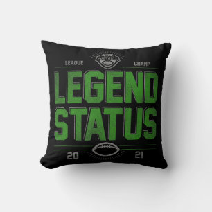 Fantasy Football League Champ Legend Status  Cushion