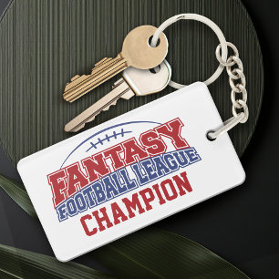 Fantasy Football League Champion Key Ring