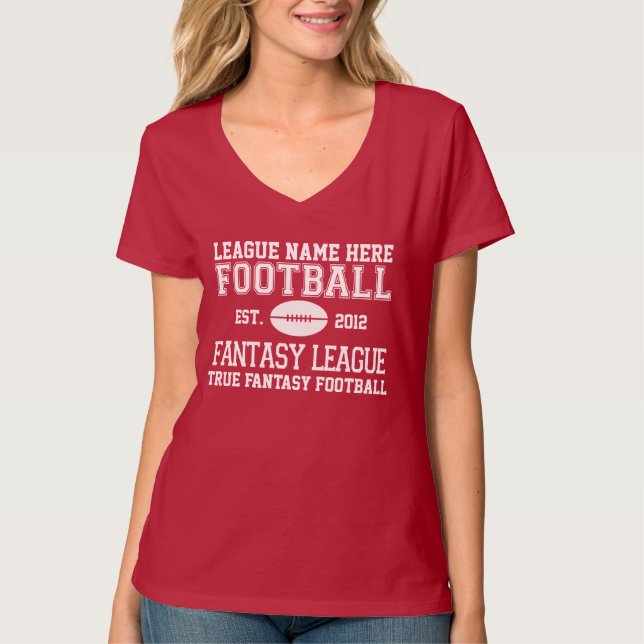 FANTASY Football LEAGUE Customisable Tee (Front)
