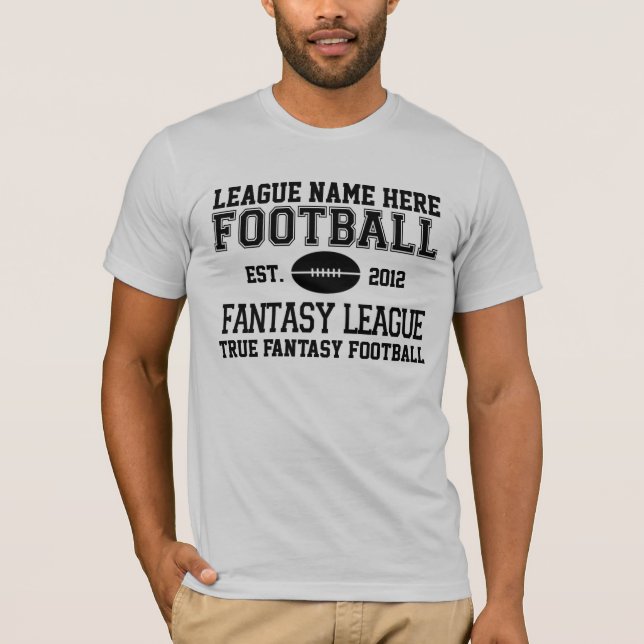 FANTASY Football LEAGUE Customisable Tee (Front)