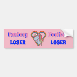 Fantasy Football Loser Bumper Sticker