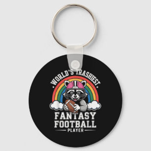 Fantasy Football Loser Trophy Last Place Funny Rac Key Ring