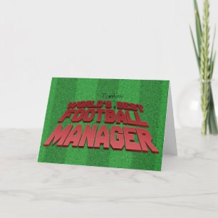 Fantasy Football Manager Holiday Card