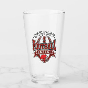 Fantasy Football Obsessed FFL League Glass