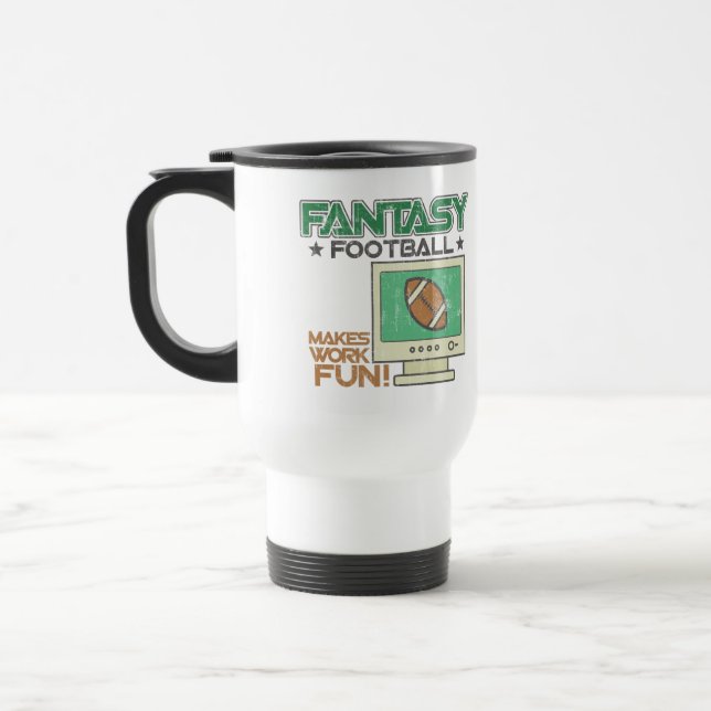 Fantasy Football Travel Mug (Left)