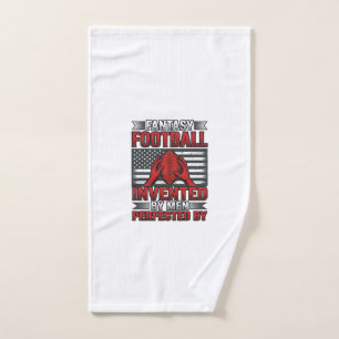 Fantasy Football Vintage Basketball Flag Shirt Des Hand Towel