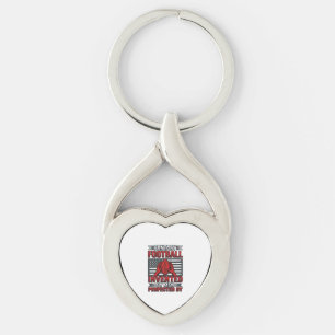 Fantasy Football Vintage Basketball Flag Shirt Des Key Ring