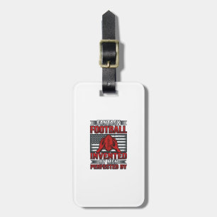 Fantasy Football Vintage Basketball Flag Shirt Des Luggage Tag